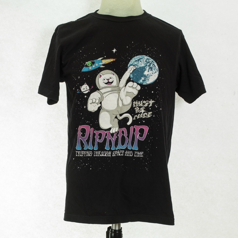 2021 Ripndip T-Shirt Trippin’ through space and time Men’s Small